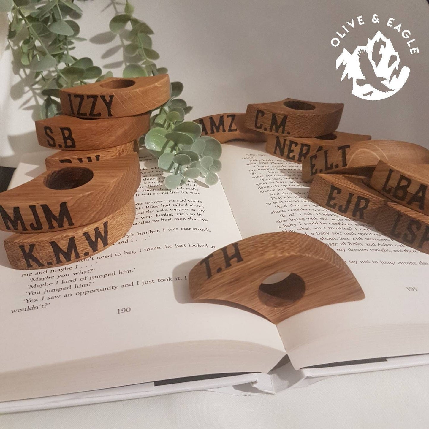 Personalised Oak Page Spreader