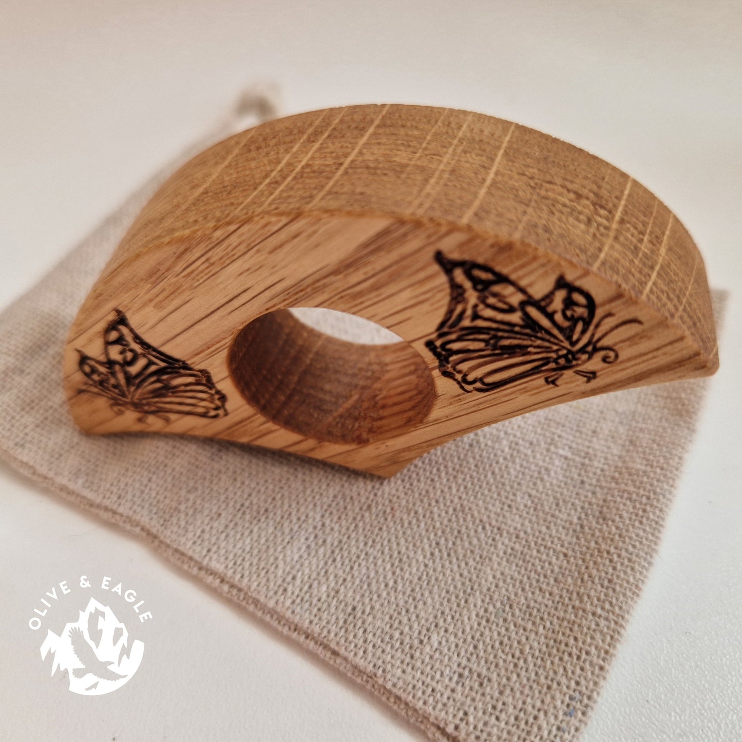 Book page holder dual butterfly