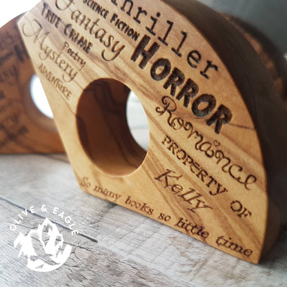 Personalised themed page holder,