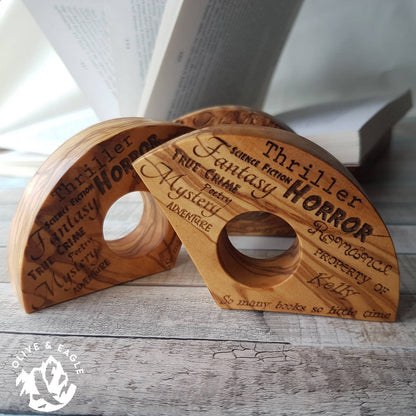 Personalised themed page holder,