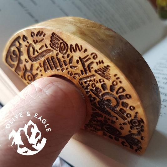 Book page holder Aztec theme