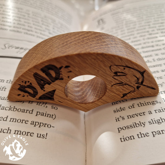 Dad shark page holder