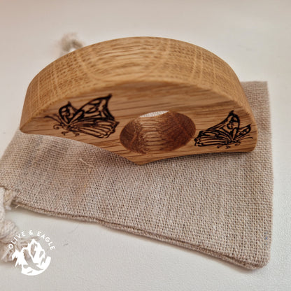 Book page holder dual butterfly