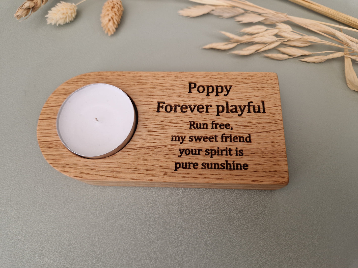 Personalised Tealight Holder