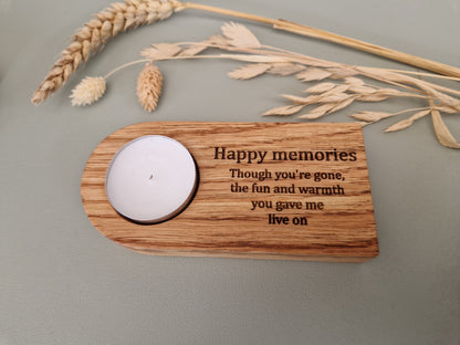 Personalised Tealight Holder