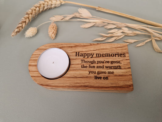 Personalised Tealight Holder