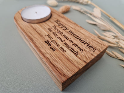 Personalised Tealight Holder