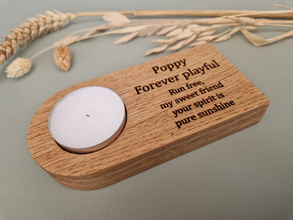 Personalised Tealight Holder