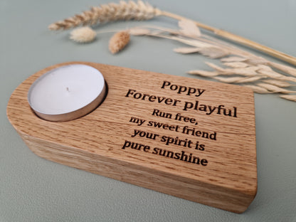 Personalised Tealight Holder